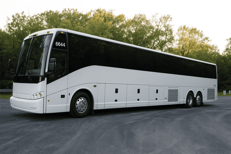 exterior of Fort Collins Minibus Company coach bus