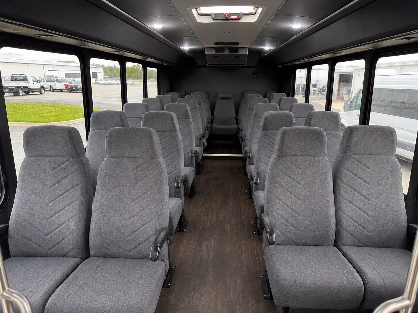 fort collins 20 passenger minibus inside