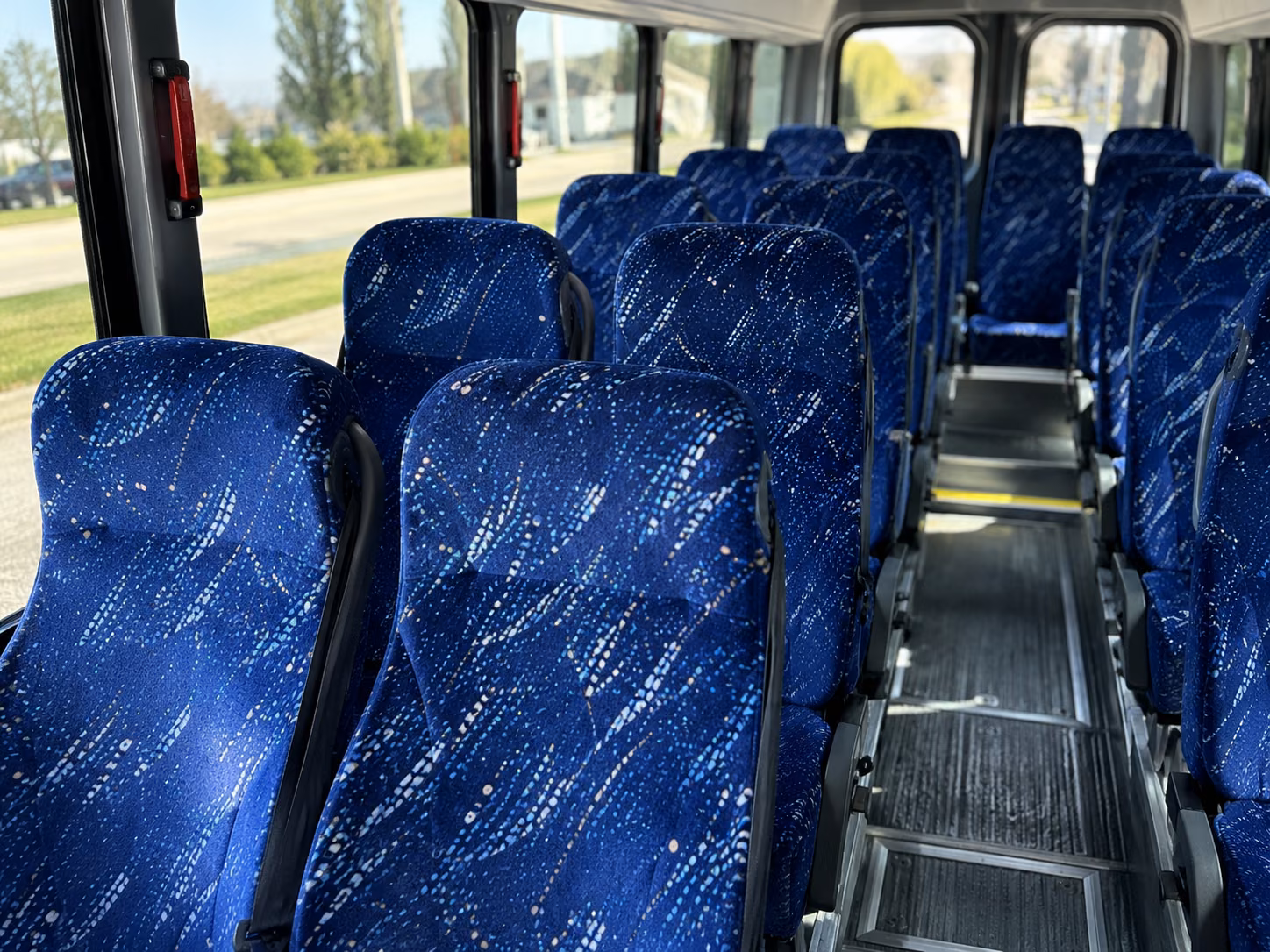 fort collins 20 passenger minibus interior