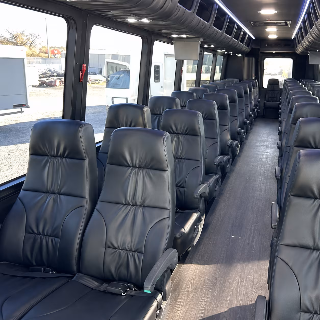 fort collins 25 passenger minibus inside