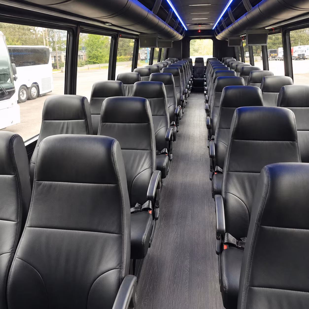fort collins 25 passenger minibus interior
