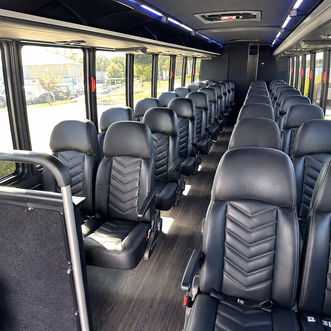fort collins 30 passenger minibus inside