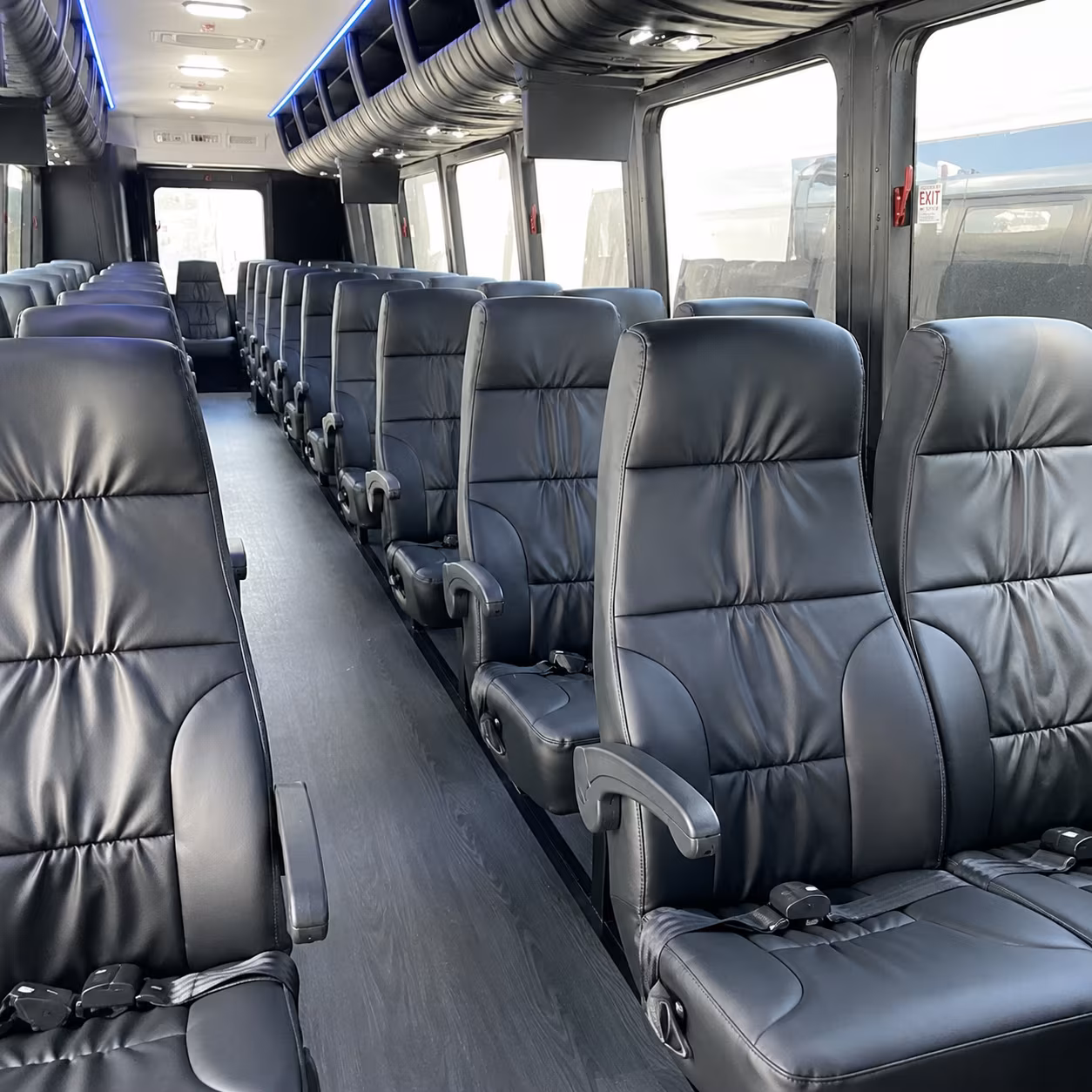 fort collins 30 passenger minibus interior