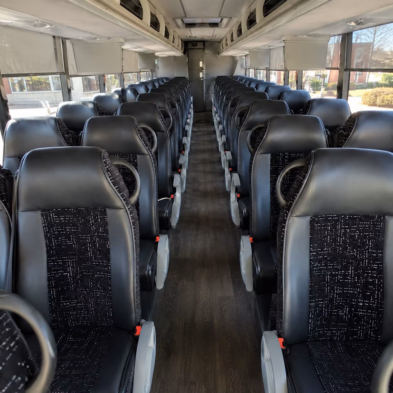 fort collins charter bus interior