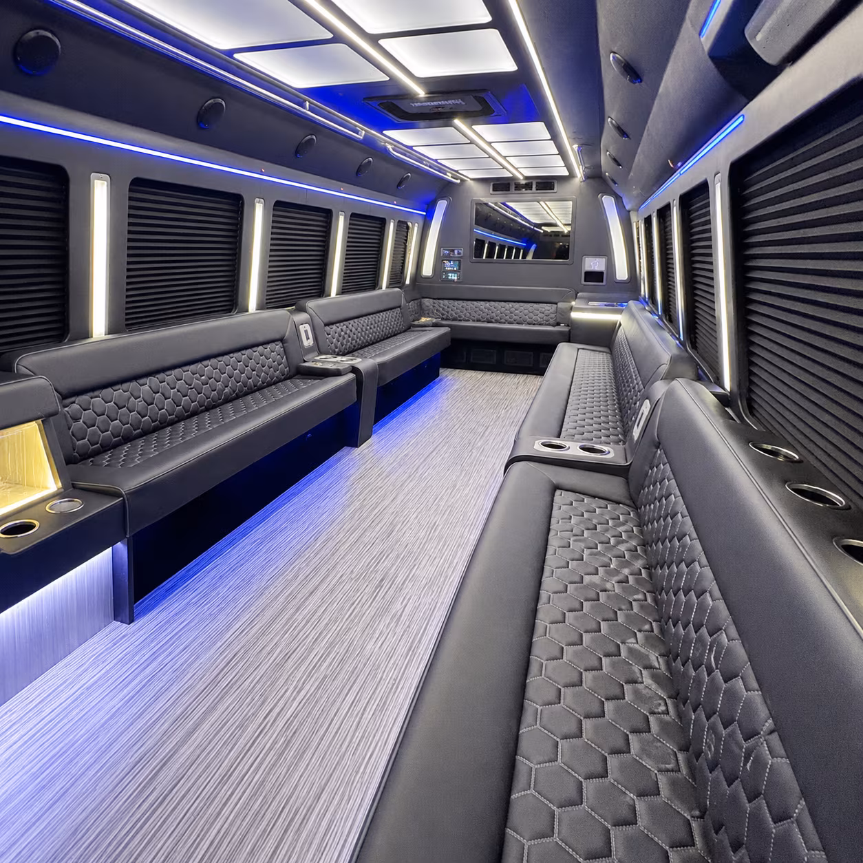 fort collins party bus inside
