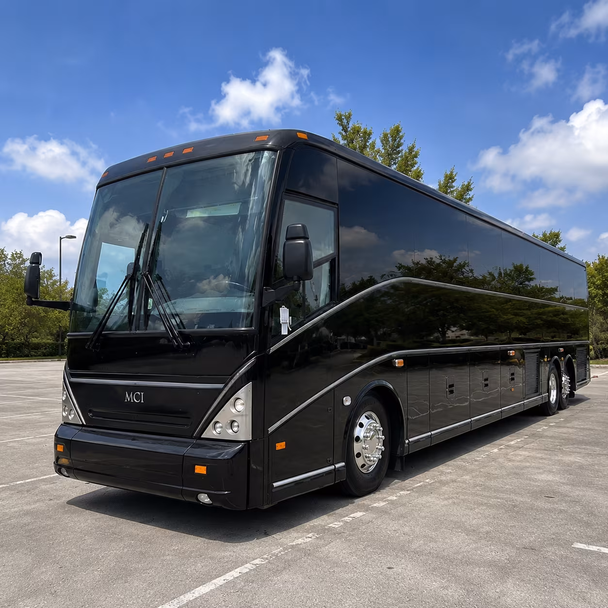 long distance charter buses for away games and multi city sports trips